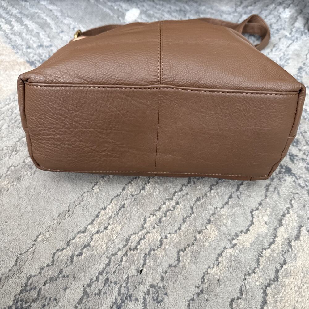 Great American Leatherworks Brown Leather Crossbody Bag - Picture 5 of 9